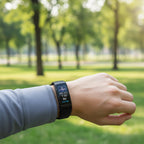 Fitness Smartwatch with Heart Rate and Activity Tracking, IP67 Splash and Water Resistant, Up to 10 Days Standby, for iOS and Android