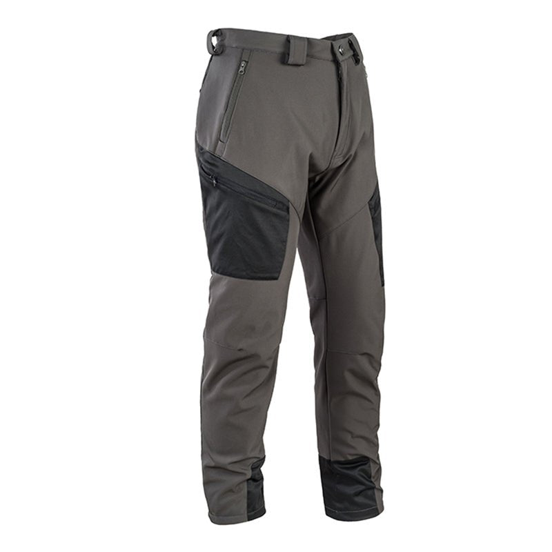 Levano | Softshell Tactical Pants for Men - Waterproof Fleece Lined Multi Pocket Winter Fit-Tactical Pants-28W/30L-Camoufit
