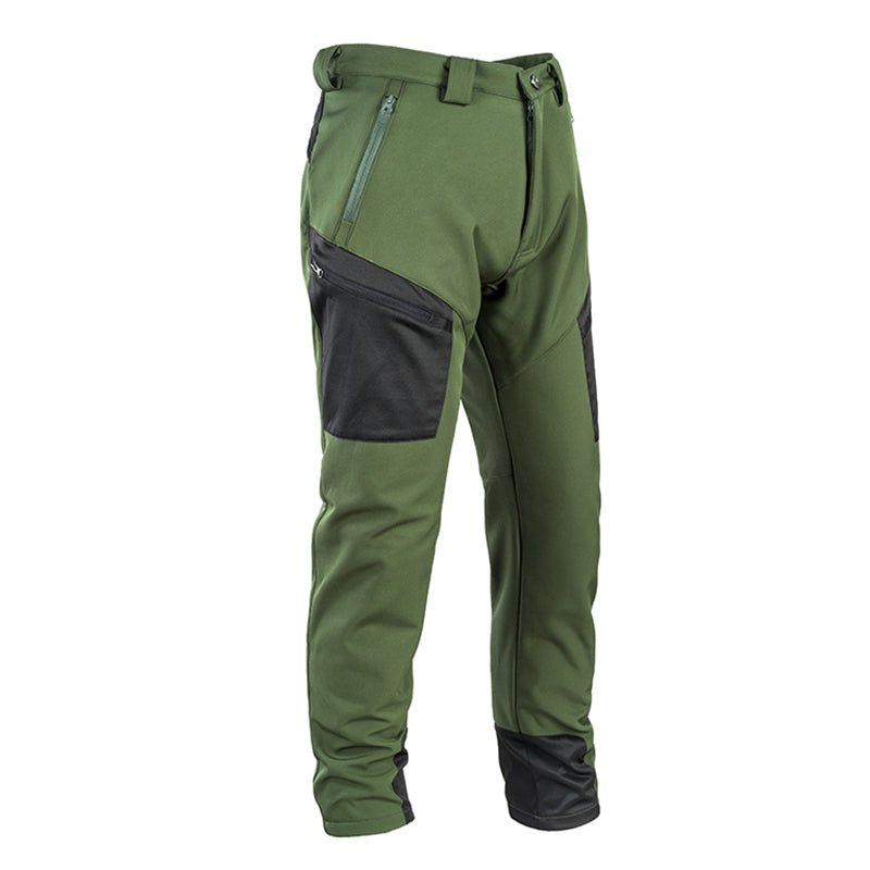 Levano | Softshell Tactical Pants for Men - Waterproof Fleece Lined Multi Pocket Winter Fit-Tactical Pants-28W/30L-Camoufit