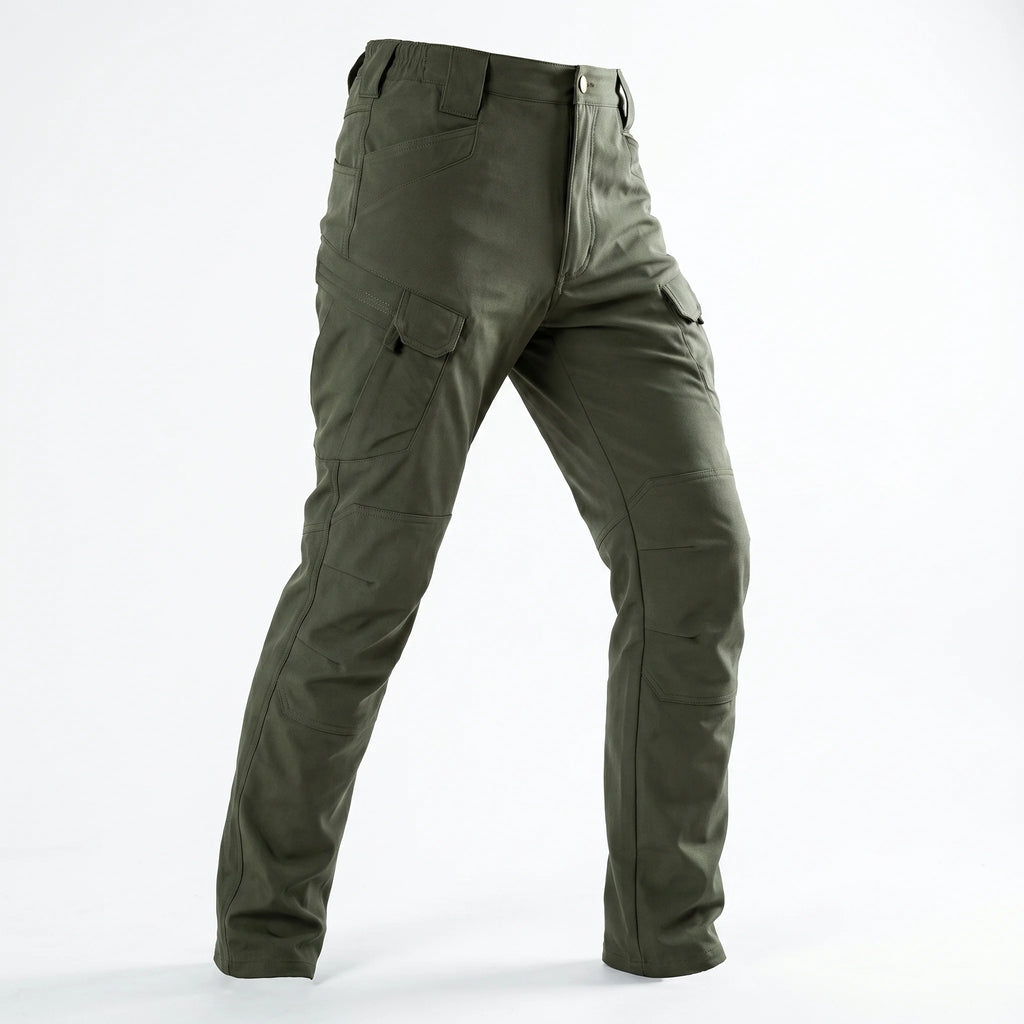 Ronan Men's Winter Tactical Cargo Pants – Water-Resistant Utility Fit-Tactical Cargo Pants-Khaki-M-Camoufit