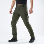 Ronan Men's Winter Tactical Cargo Pants – Water-Resistant Utility Fit-Tactical Cargo Pants-Green-M-Camoufit