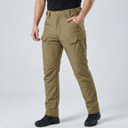 Ronan Men's Winter Tactical Cargo Pants – Water-Resistant Utility Fit-Tactical Cargo Pants-Khaki-M-Camoufit