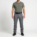 Gabriel Cargo Trousers – Versatile Multi-Pocket Relaxed Fit-Tactical Cargo Pants-Grey-M-Camoufit