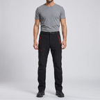 Orlando Men's Stretch Winter Outdoor Trousers – Waterproof Warm Fit-Tactical Cargo Pants-Black-S-Camoufit