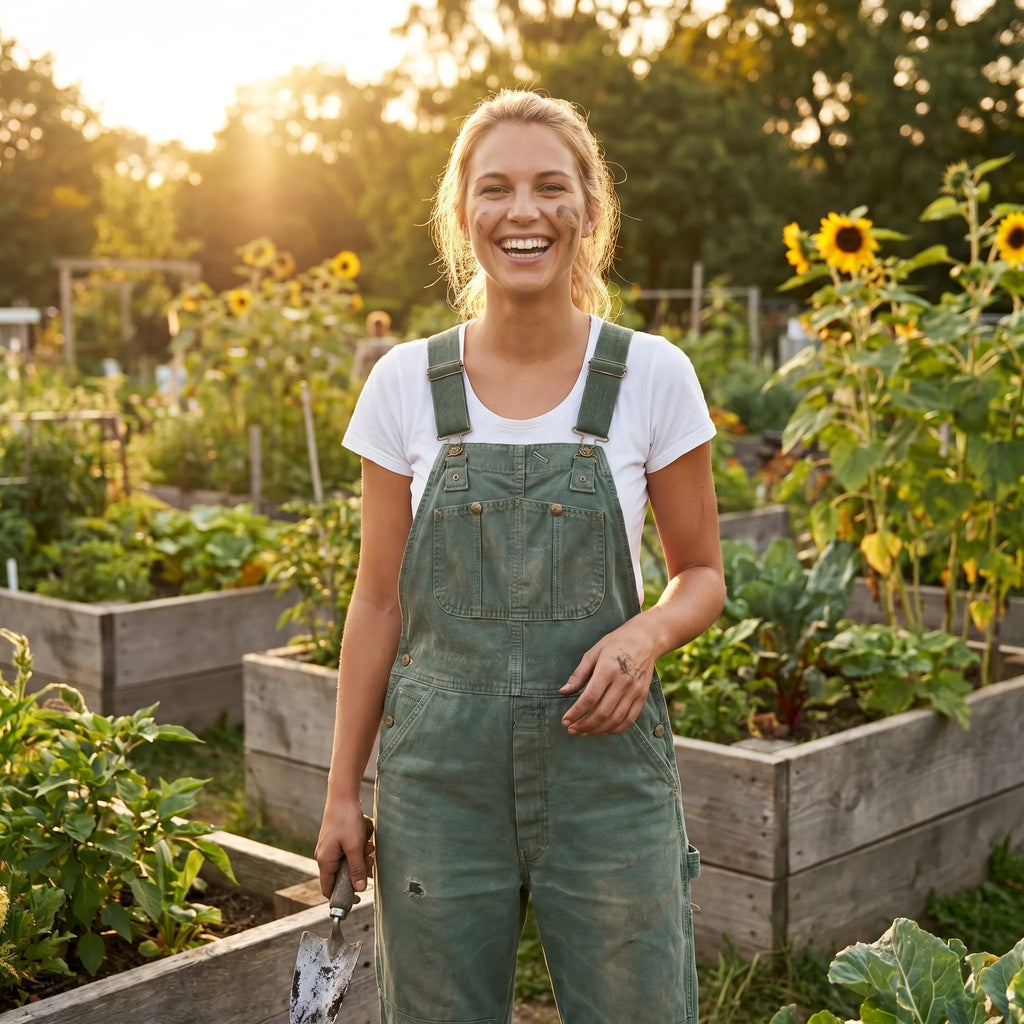 Duck Bib Overalls Canvas Workwear Dungarees-Jumpsuits & Overalls-CAMOUFIT-Camel-S-Camoufit