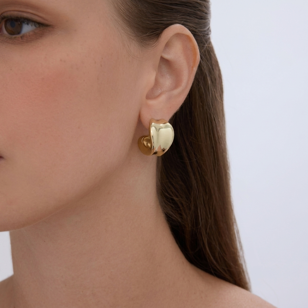 Rosavie | Earring Backings for Women - Gold Plated Padlock Lobe Lifter Secure Fit-Earrings-Gold-Camoufit