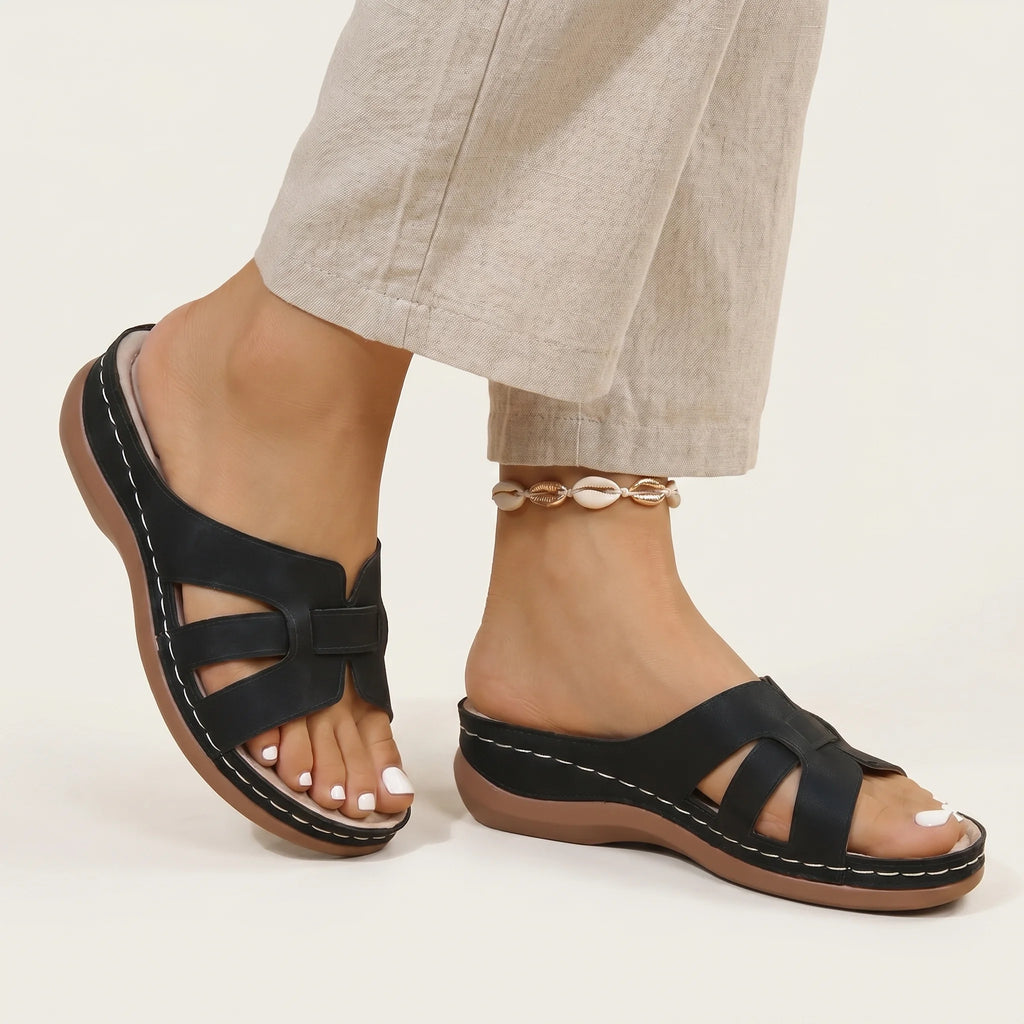 Women's Slides with Arch Support Premium Synthetic Material 0