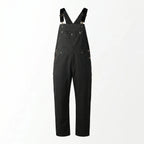 Caldor | Men's Duck Bib Overalls Canvas Workwear Dungarees with Adjustable Suspenders Straight Leg-Jumpsuits & Overalls-Black-S-