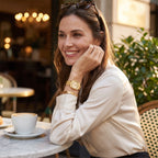 Rovina | Mini Quartz Watch for Women - Gold Zirconia Stainless Steel Analog Elegant Fit-Watches-Camoufit