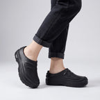 Sélora | Comfort Clogs for Women - Cushioned Non Slip Lightweight Supportive Work Fit-Women's Slippers-Black-6-Camoufit