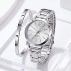 Zayelle | Quartz Watch for Women - Bracelet Style Open-Link Simple Dial Design-Watches-Rose Gold-Camoufit