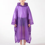 Amore | Hooded Kids Pullover Rain Poncho
