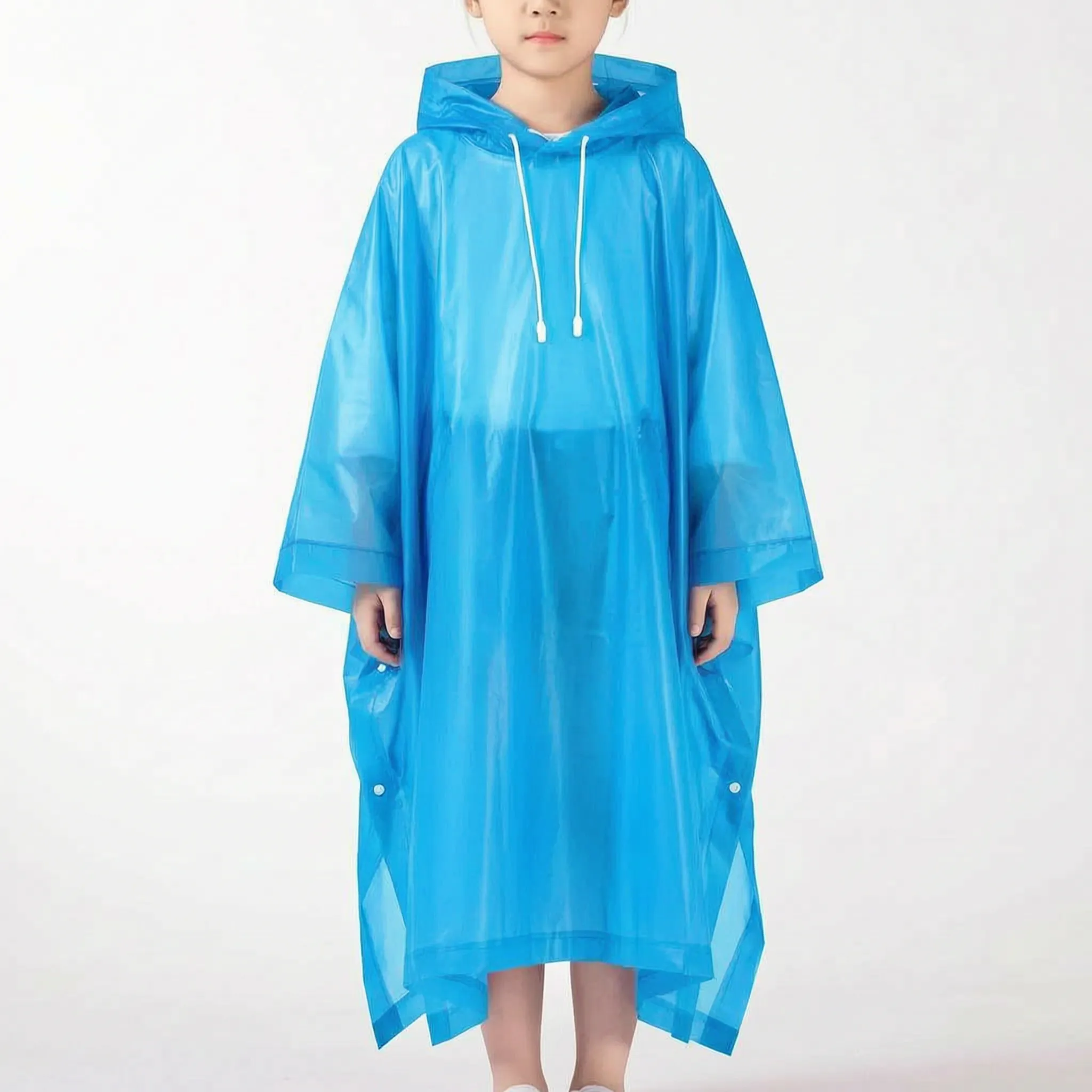 Amore | Hooded Kids Pullover Rain Poncho