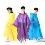 Amore | Hooded Kids Pullover Rain Poncho
