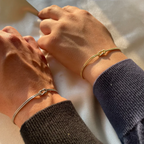 Elysora | Knot Bracelet for Women - Gold Silver Delicate Chain Minimalist Elegant Fit-bracelet-Gold-Camoufit