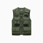 Corvin | Utility Vest for Men - 16 Pocket Quick Dry Mesh Back Fit-Tactical Jackets-Black-XS-Camoufit