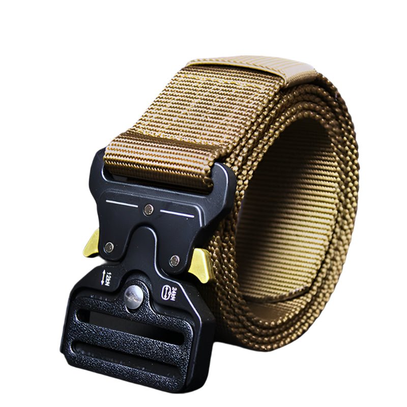 Caldor | Tactical Quick Release Belt for Men - Polyester Velcro Duty Fit-Belt-Khaki-Camoufit