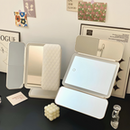 Lighted LED Makeup Vanity Mirror with 3 Color Lighting Modes - Dimmable Touch Screen Tabletop Cosmetic Mirror
