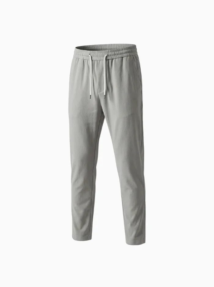 Liam Men's Stretch Pants – Comfortable Fit Versatile Style Trousers-Stretch Pants-CAMOUFIT-Gray-S-Camoufit