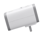 Plug-in air purifier with wall plug and side vent