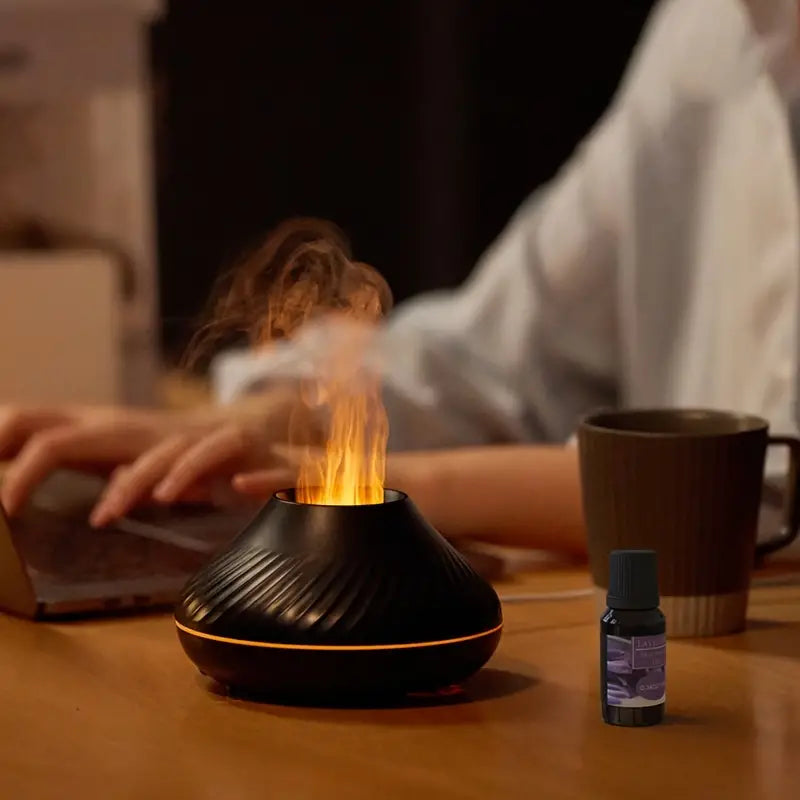 LumoMist | Luxury Essential Oil Aroma Diffuser & Ultrasonic Cool Mist Humidifier - Quiet Aromatherapy Vaporizer with Ambient LED Light & Auto Shut-Off