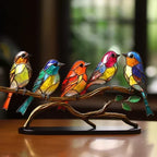 Luxury Bird Figurines in Colored Glass - EleganBird
