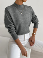 Pamelo | Women's Sweater | Crew Neck with Ribbed Cuff