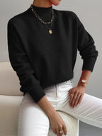 Pamelo | Women's Sweater | Crew Neck with Ribbed Cuff