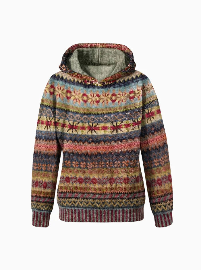 Mea Women's Warm Hoodie – Stylish Oversized Comfortable Fit-Women's Hoodie-CAMOUFIT-Brown-2XS-Camoufit