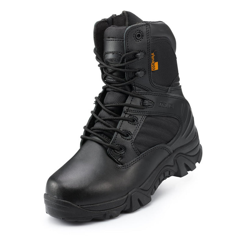 Alvero | Tactical Military Boots for Men - Waterproof Lightweight Anti-Skid Fit-Tactical Boots-Khaki-5.5-Camoufit