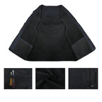 Corvin | Utility Vest for Men - 16 Pocket Quick Dry Mesh Back Fit-Tactical Jackets-Black-XS-Camoufit