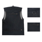 Corvin | Utility Vest for Men - 16 Pocket Quick Dry Mesh Back Fit-Tactical Jackets-Black-XS-Camoufit