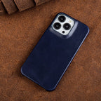 Niki | Oil Wax Genuine Leather Apple iPhone Case