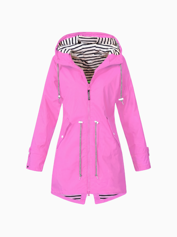 Old World - Women's Waterproof Jacket Timeless Elegance-Women's Rain Jacket-Pink-S-Camoufit