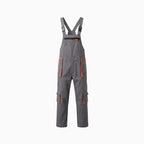 Solano | Men's Cargo Bib Overalls Sleeveless Workwear Dungarees Adjustable Strap Casual Jumpsuit-Men's Overalls-Grey-S-