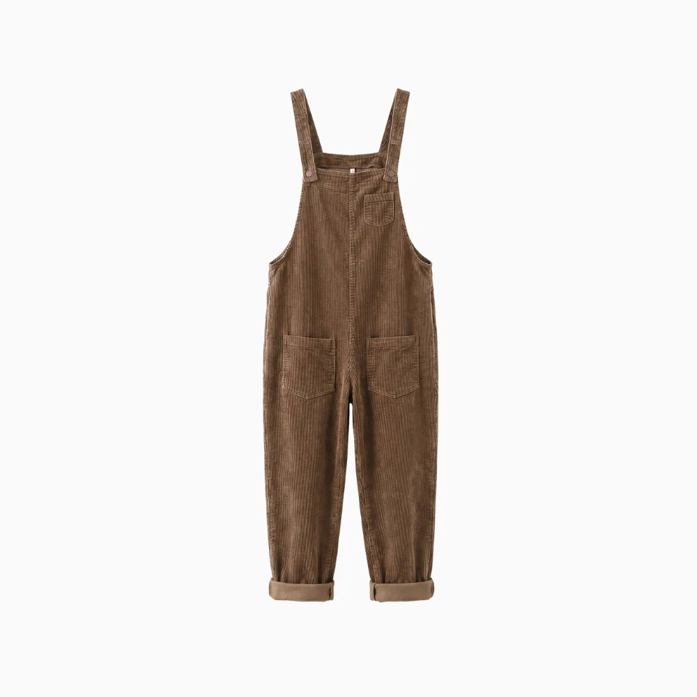 Elyra | Elegant Jumpsuit for Women – Adjustable Waist Tailored Fit-Overalls-Brown-S-Camoufit