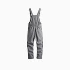 Solano | Men's Cargo Bib Overalls Sleeveless Workwear Dungarees Adjustable Strap Casual Jumpsuit-Men's Overalls-Grey-S-