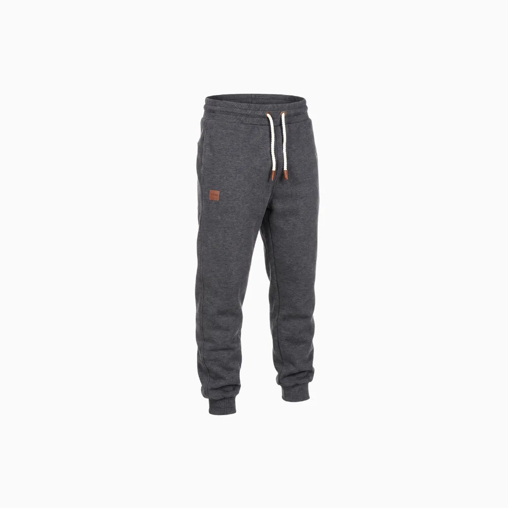 Marlo | Jogging Pants for Men - Ribbed Cuff Drawstring Waist Straight Tapered Casual Fit-men's sweatpants-Dark Gray-S-Camoufit