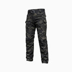Casaro | Tactical Pants for Men - Dark Camo Waterproof Rip Stop 9 Pocket Cargo Straight Fit-Tactical Pants-28W/30L-Camoufit