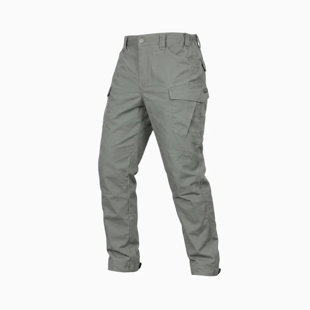 Santor | Tactical Pants for Men - Waterproof Rip Stop Cotton Blend 9 Pocket Cargo Combat Fit-Tactical Pants-Black-28W/32L-Camoufit