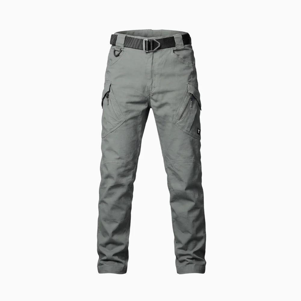 Trevio | Tactical Pants for Men - Quick Dry Stretch Nylon 9 Pocket Lightweight Cargo Fit-Tactical Pants-28W/30L-Camoufit