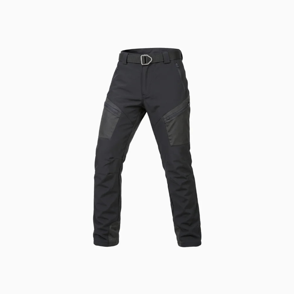 Levano | Softshell Tactical Pants for Men - Waterproof Fleece Lined Multi Pocket Winter Fit-Tactical Pants-28W/30L-Camoufit