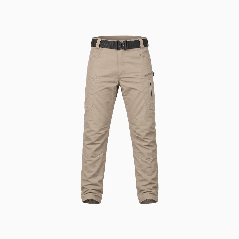 Solano | Tactical Pants for Men - Stretch Cotton Blend 8 Pocket Cargo Urban Relaxed Fit-Tactical Cargo Pants-Black-28W/30L-Camoufit