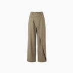 Alviera | Wide Leg Dress Pants for Women – Asymmetrical Relaxed Fit-Women's Pants-Black-XS-Camoufit