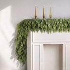 Pre-Lit Christmas Cedar Garland - LED Holiday Vine
