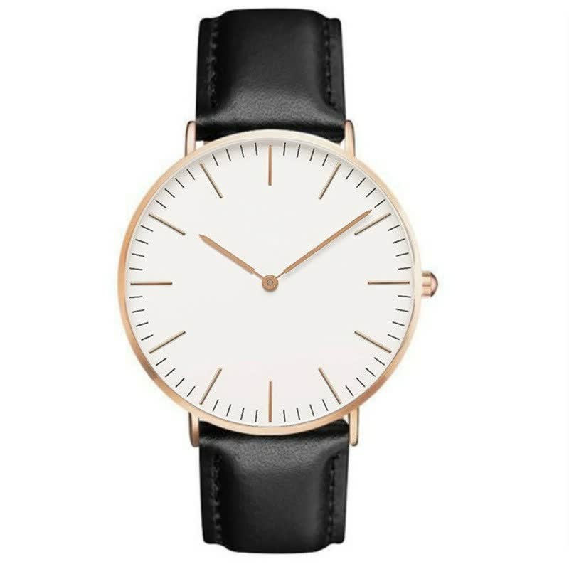 Naïra | Classic Watch for Women - Stainless Steel Elegant Fit-Watches-Black White-Camoufit