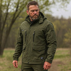 Norvin | Rip Stop Suit Set for Men - Waterproof Tactical Cargo Pants Jacket Durable Fit-Tactical Set-Camouflage-S-Camoufit