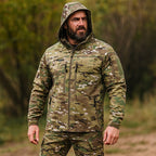 Norvin | Rip Stop Suit Set for Men - Waterproof Tactical Cargo Pants Jacket Durable Fit-Tactical Set-Camouflage-S-Camoufit