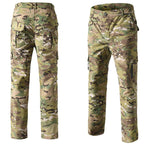 Norvin | Rip Stop Suit Set for Men - Waterproof Tactical Cargo Pants Jacket Durable Fit-Tactical Set-Camouflage-S-Camoufit