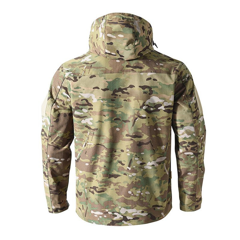 Norvin | Rip Stop Suit Set for Men - Waterproof Tactical Cargo Pants Jacket Durable Fit-Tactical Set-Camouflage-S-Camoufit